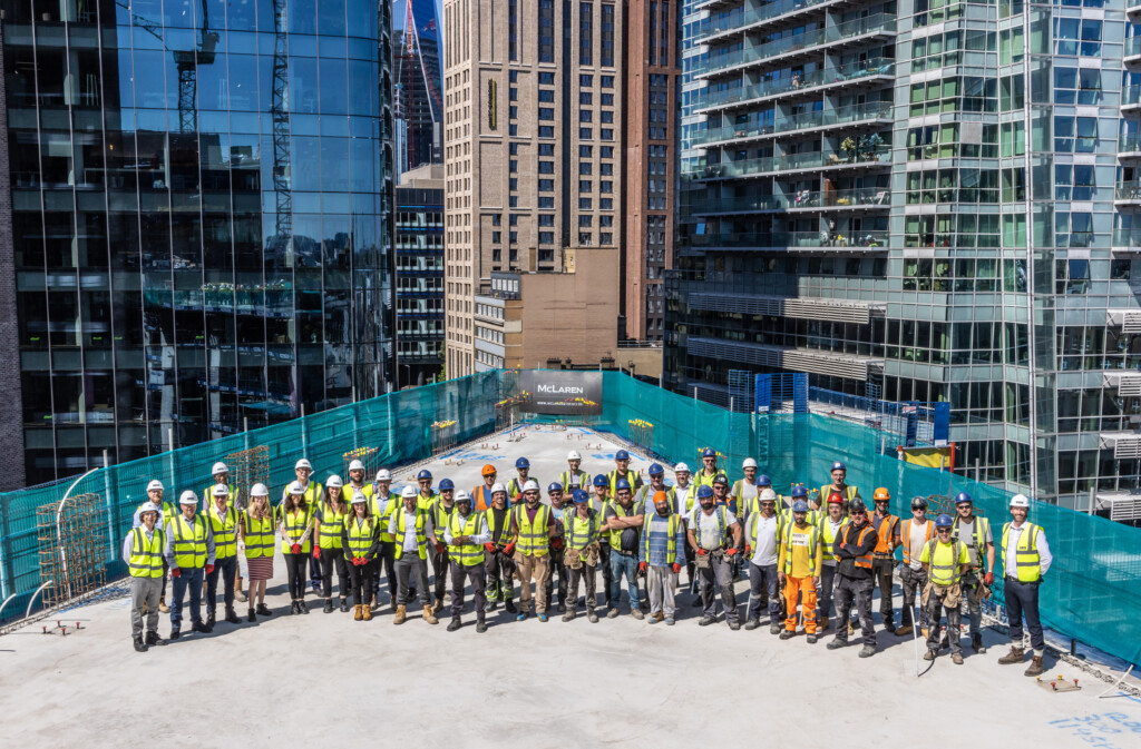 Aldgate Place Commercial Building Topping Out